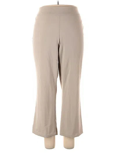 Pre-owned Roz & Ali Casual Pants In Brown