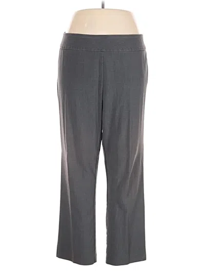 Pre-owned Roz & Ali Casual Pants In Gray