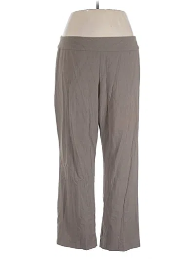 Pre-owned Roz & Ali Casual Pants In Gray