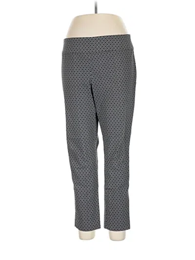 Pre-owned Roz & Ali Casual Pants In Gray