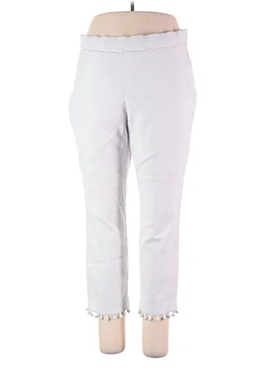 Pre-owned Roz & Ali Casual Pants In Gray