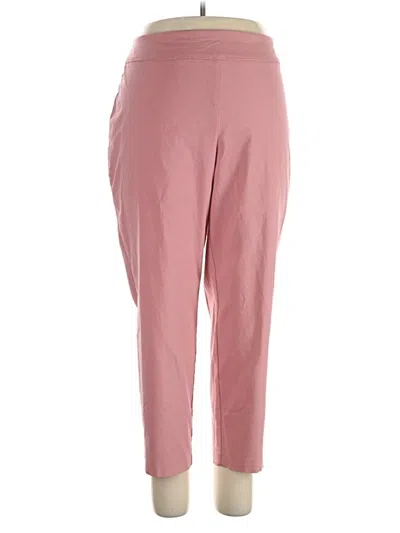 Pre-owned Roz & Ali Casual Pants In Pink