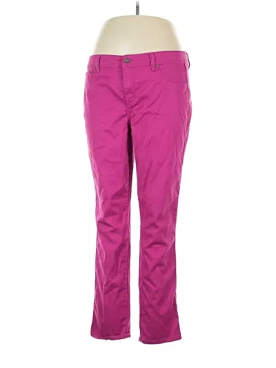 Pre-owned Roz & Ali Casual Pants In Pink