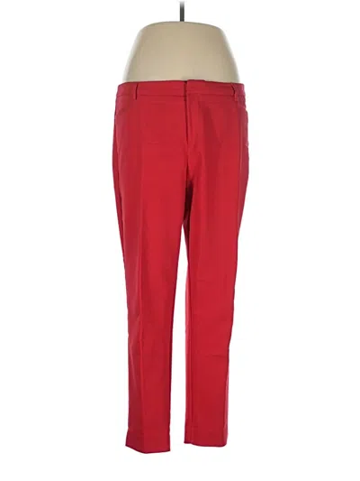 Pre-owned Roz & Ali Casual Pants In Red