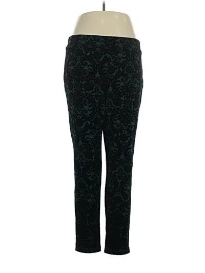 Pre-owned Roz & Ali Casual Pants In Teal