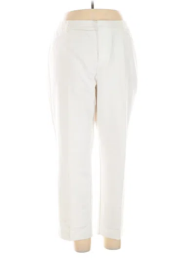 Pre-owned Roz & Ali Casual Pants In White