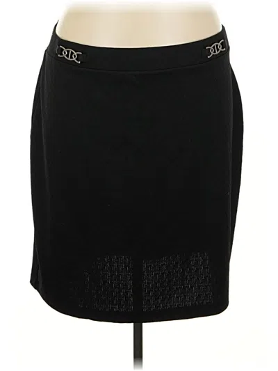 Pre-owned Roz & Ali Casual Skirt In Black
