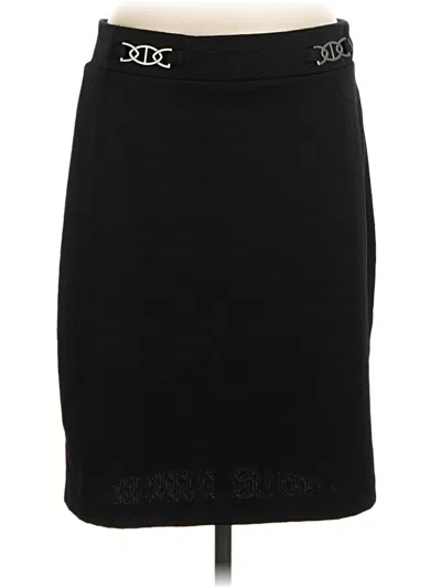 Pre-owned Roz & Ali Casual Skirt In Black