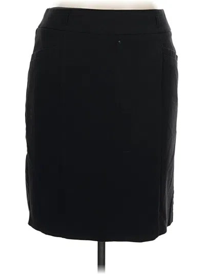 Pre-owned Roz & Ali Casual Skirt In Black