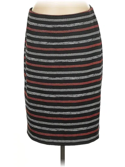 Pre-owned Roz & Ali Casual Skirt In Gray