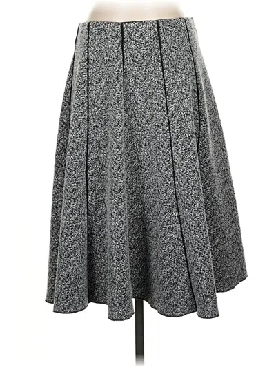 Pre-owned Roz & Ali Casual Skirt In Gray