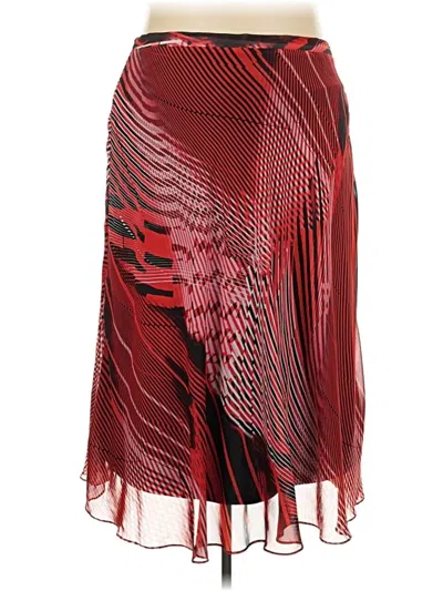 Pre-owned Roz & Ali Casual Skirt In Red
