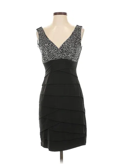 Pre-owned Roz & Ali Cocktail Dress In Black