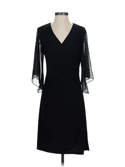 Pre-owned Roz & Ali Cocktail Dress In Black