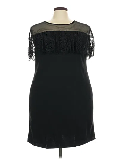 Pre-owned Roz & Ali Cocktail Dress In Black