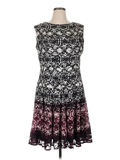 Pre-owned Roz & Ali Cocktail Dress In Black