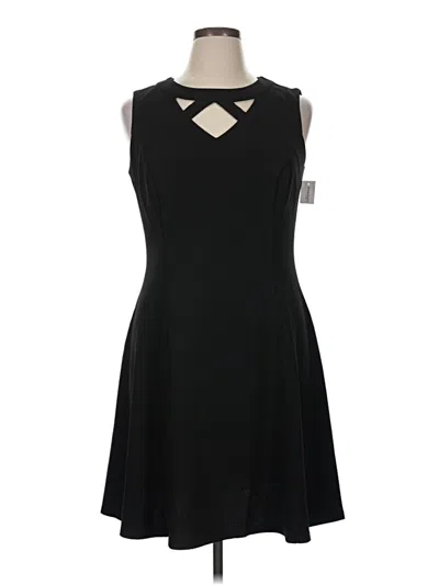 Pre-owned Roz & Ali Cocktail Dress In Black