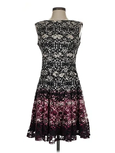 Pre-owned Roz & Ali Cocktail Dress In Black