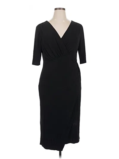 Pre-owned Roz & Ali Cocktail Dress In Black