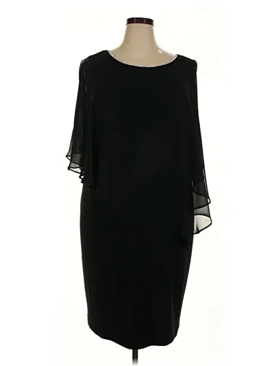 Pre-owned Roz & Ali Cocktail Dress In Black