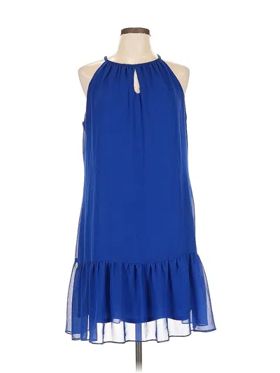 Pre-owned Roz & Ali Cocktail Dress In Blue