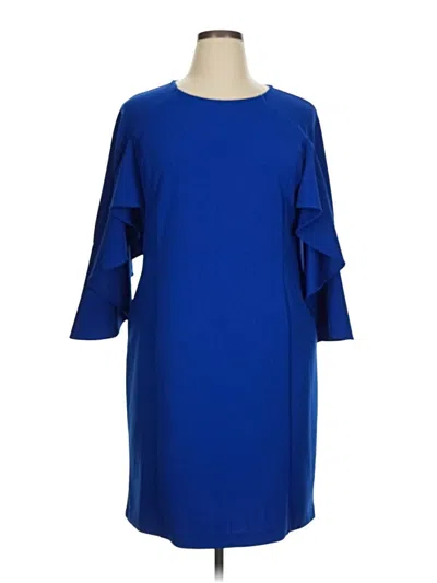 Pre-owned Roz & Ali Cocktail Dress In Blue