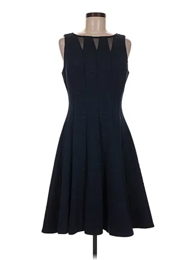 Pre-owned Roz & Ali Cocktail Dress In Blue
