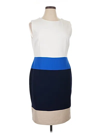 Pre-owned Roz & Ali Cocktail Dress In Blue