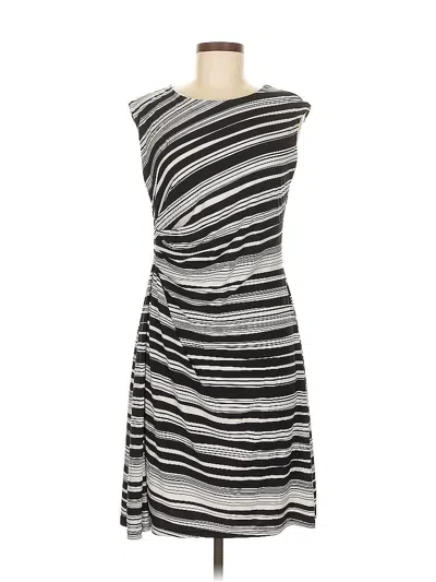 Pre-owned Roz & Ali Cocktail Dress In Gray