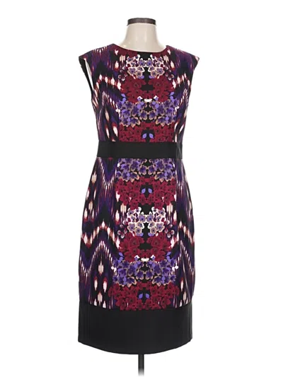 Pre-owned Roz & Ali Cocktail Dress In Purple
