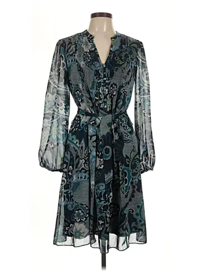 Pre-owned Roz & Ali Cocktail Dress In Teal