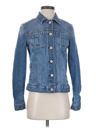 Pre-owned Roz & Ali Denim Jacket In Blue
