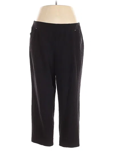Pre-owned Roz & Ali Dress Pants In Black
