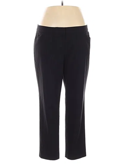 Pre-owned Roz & Ali Dress Pants In Black