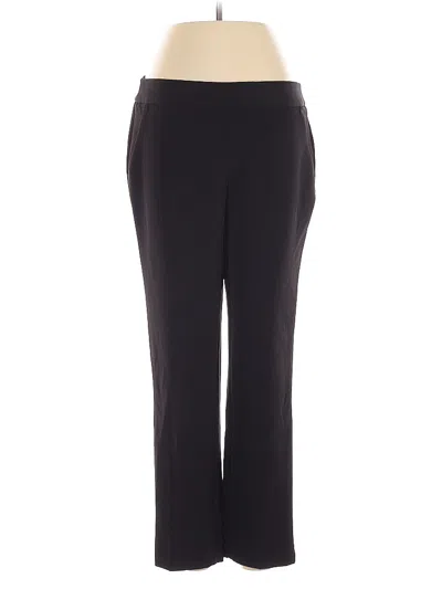 Pre-owned Roz & Ali Dress Pants In Black