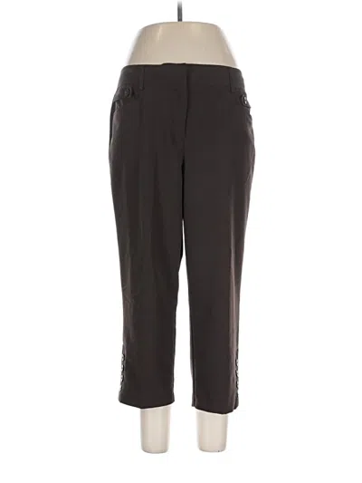 Pre-owned Roz & Ali Dress Pants In Black
