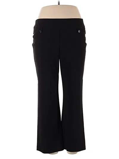 Pre-owned Roz & Ali Dress Pants In Black
