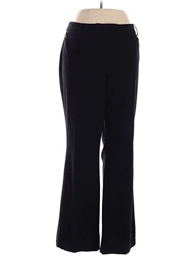 Pre-owned Roz & Ali Dress Pants In Black