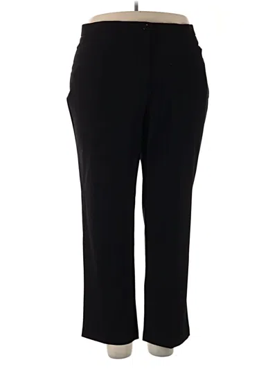 Pre-owned Roz & Ali Dress Pants In Black