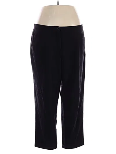 Pre-owned Roz & Ali Dress Pants In Black