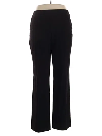 Pre-owned Roz & Ali Dress Pants In Black