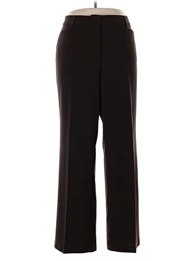 Pre-owned Roz & Ali Dress Pants In Black