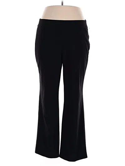 Pre-owned Roz & Ali Dress Pants In Black