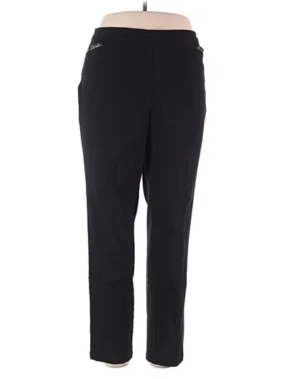 Pre-owned Roz & Ali Dress Pants In Black