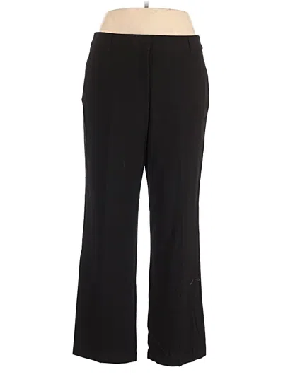 Pre-owned Roz & Ali Dress Pants In Black