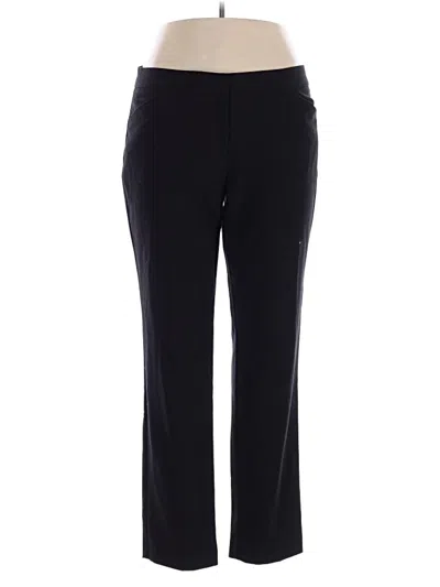 Pre-owned Roz & Ali Dress Pants In Black