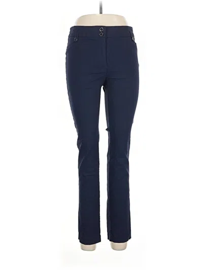 Pre-owned Roz & Ali Dress Pants In Blue