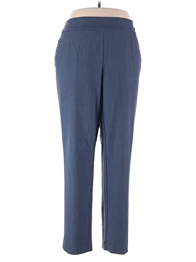 Pre-owned Roz & Ali Dress Pants In Blue