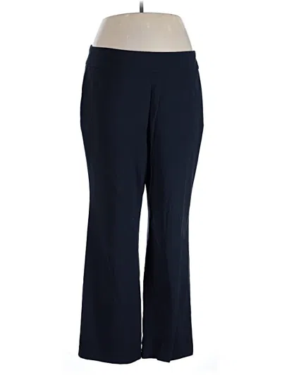 Pre-owned Roz & Ali Dress Pants In Blue