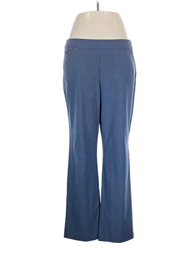 Pre-owned Roz & Ali Dress Pants In Blue